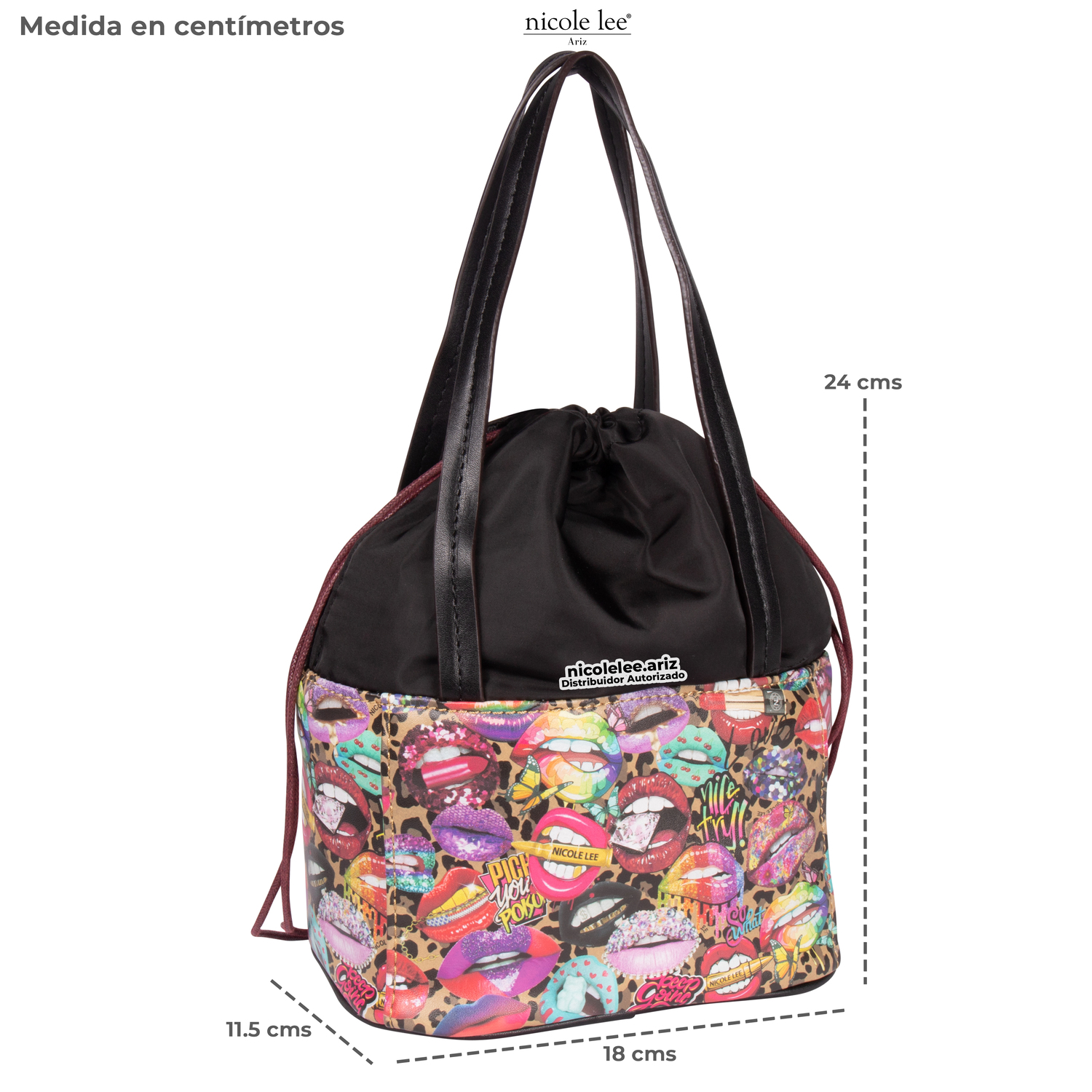 Foto 4 pulgar | Bolsa de Hombro Nicole Lee Selena Multicolor