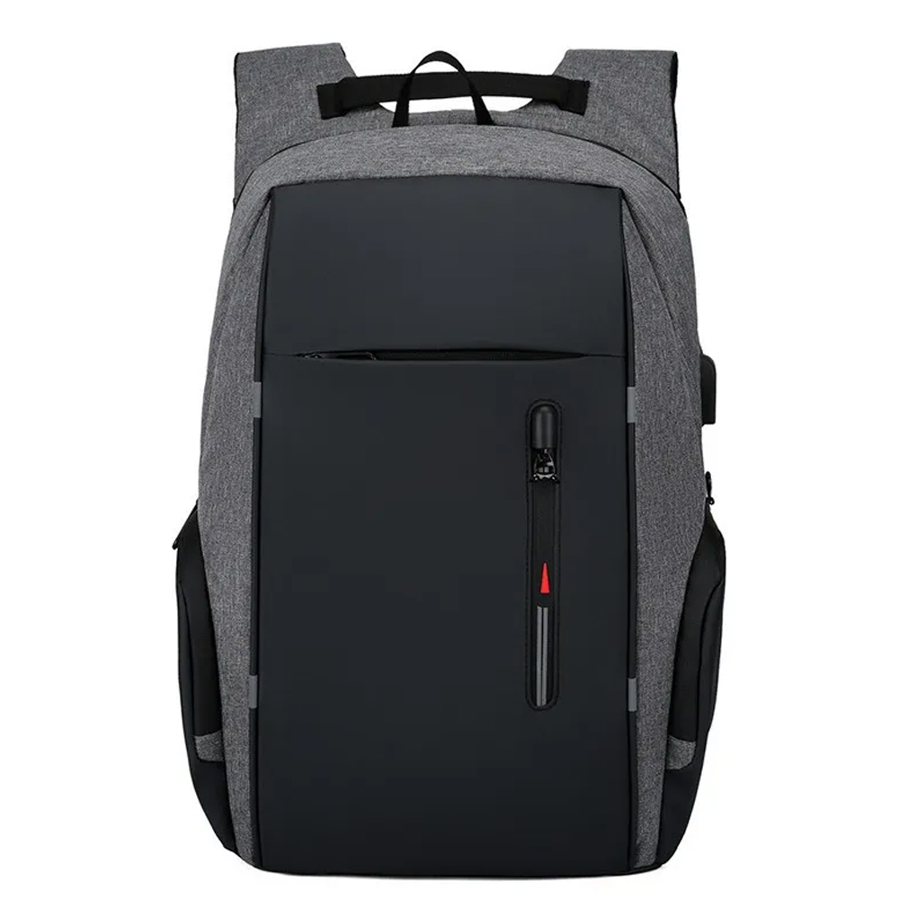 Foto 2 pulgar | Mochila de Gran Capacidad Genérica con Cargador USB color Gris