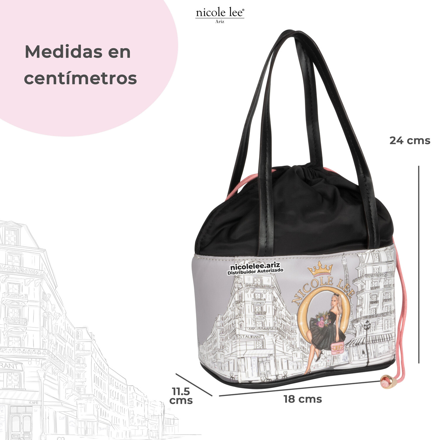 Foto 4 | Bolsa Multi Nicole Lee Selena Dreaming The City