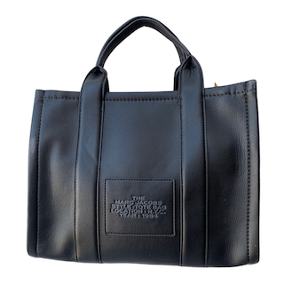 Foto 2 | Bolsa Tote de Cuero Marc Jacobs TOTEMJBLK color Negro