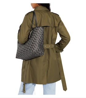 Foto 4 | Bolsa City Tote Coach Cf342 Imblk color Negro