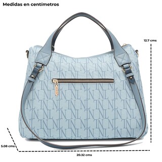 Foto 4 | Bolsa Nicole Lee Tatiana color Azul para Mujer