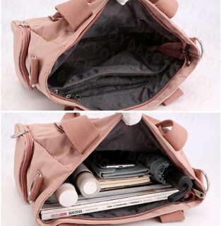 Foto 3 | Bolsa Oxford FUNBU color Negro Tote Mano Crossbody Gran Capacidad de Viaje para Mujer