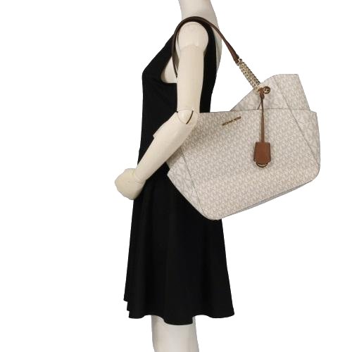 Foto 5 pulgar | Bolsa Michael Kors Jet Set 35f1gtvt3b Vainilla