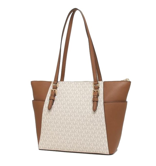 Foto 4 pulgar | Bolsa Michael Kors Tote Charlotte 35t0gcft3b Vainilla