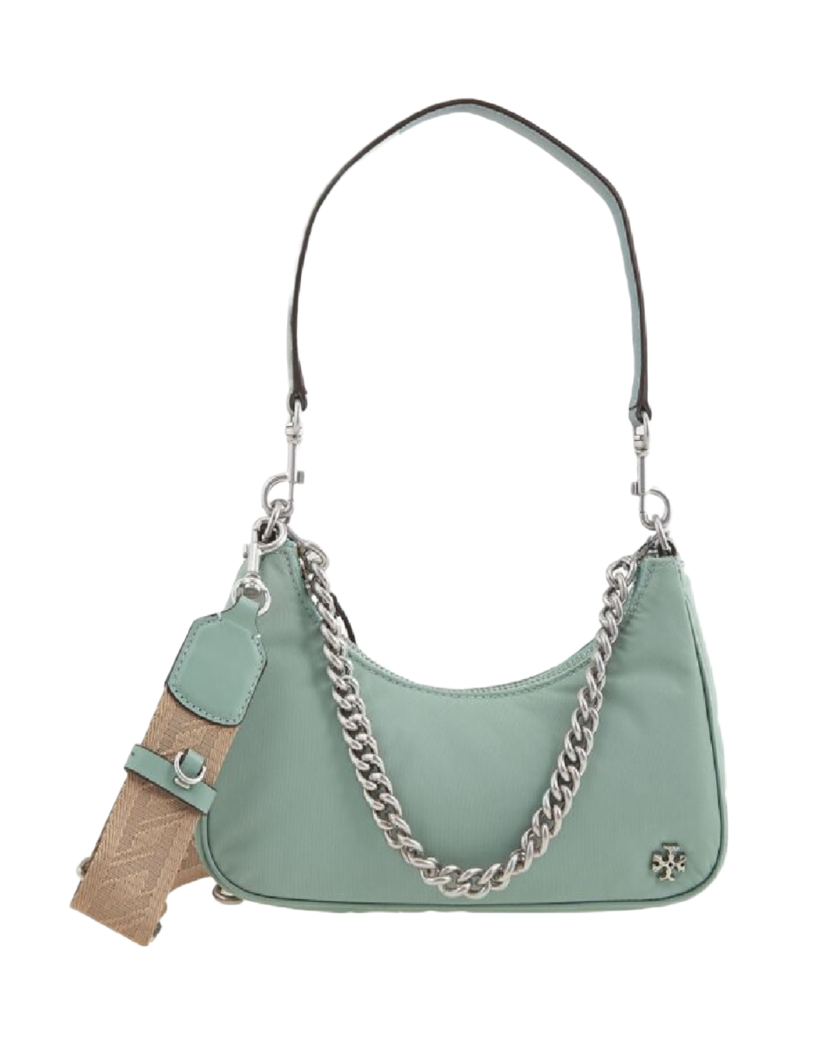 Foto 2 pulgar | Bolsa Tory Burch Small Mercer Crecsent 88885 473 color Verde