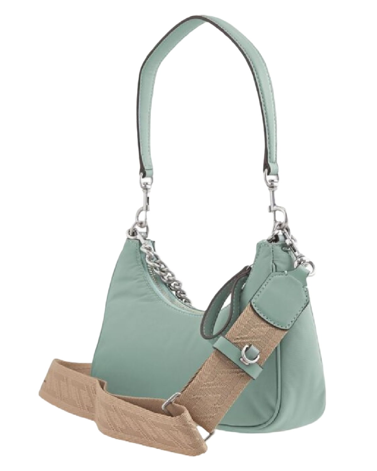 Foto 3 pulgar | Bolsa Tory Burch Small Mercer Crecsent 88885 473 color Verde