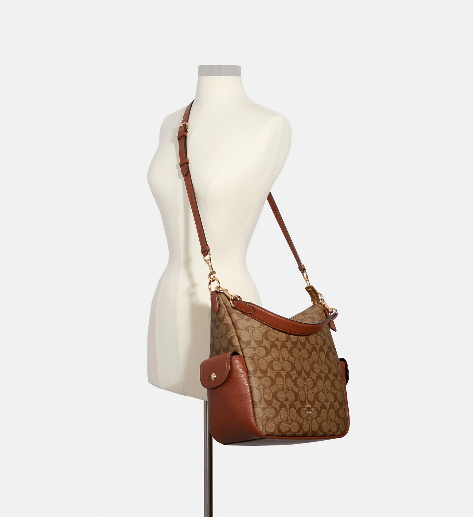 Foto 5 pulgar | Bolsa Coach Pennie Shoulder C1523 Ims5u Miel