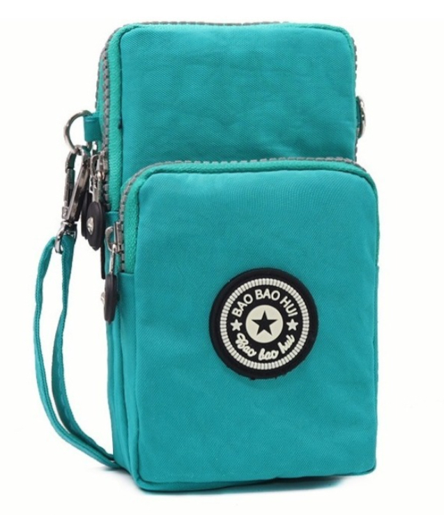 Bolsa de Hombro Deportiva Funbu para Celular color Verde para Mujer