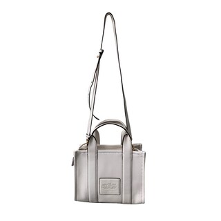 Foto 3 | Bolsa The Tote Bag Marc Jacobs de Cuero Blanco