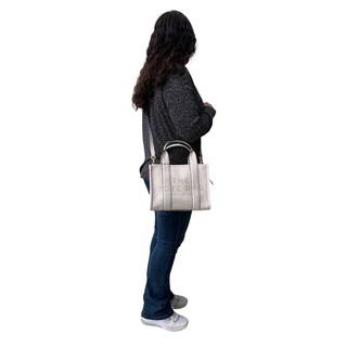 Foto 5 | Bolsa The Tote Bag Marc Jacobs de Cuero Blanco