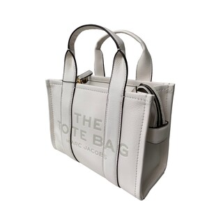 Foto 6 | Bolsa The Tote Bag Marc Jacobs de Cuero Blanco