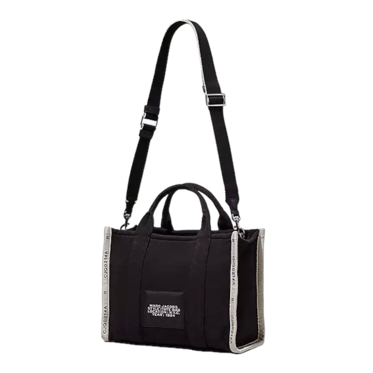 Foto 4 pulgar | Bolsa Marc Jacobs Jacquard Small Tote Bag Negro