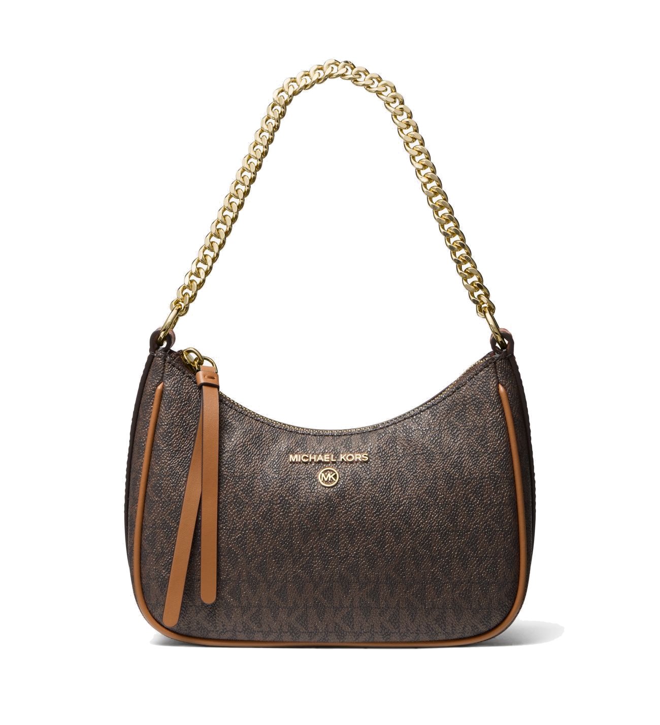 Foto 1 | Bolsa Michael Kors Charm Small Pochette 32h1gt9c1b Café