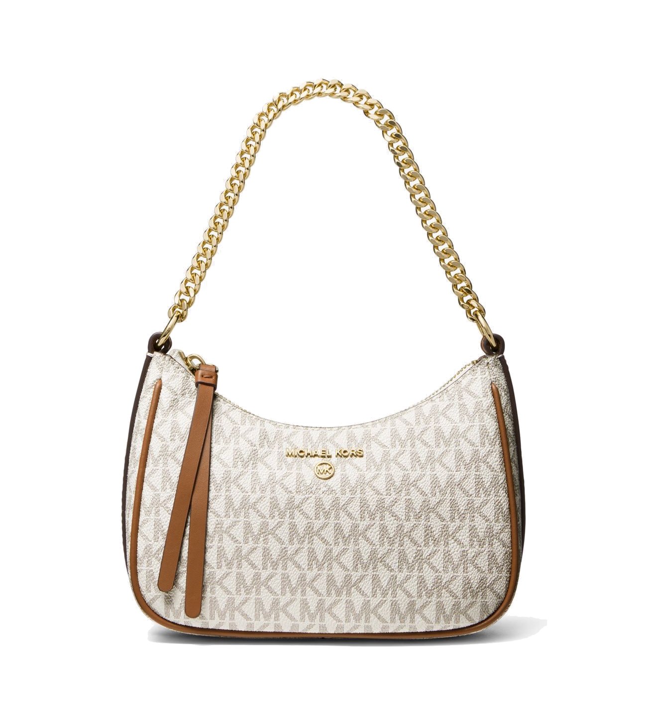 Foto 2 pulgar | Bolsa Michael Kors Charm Small Pochette 32h1gt9c1b Beige