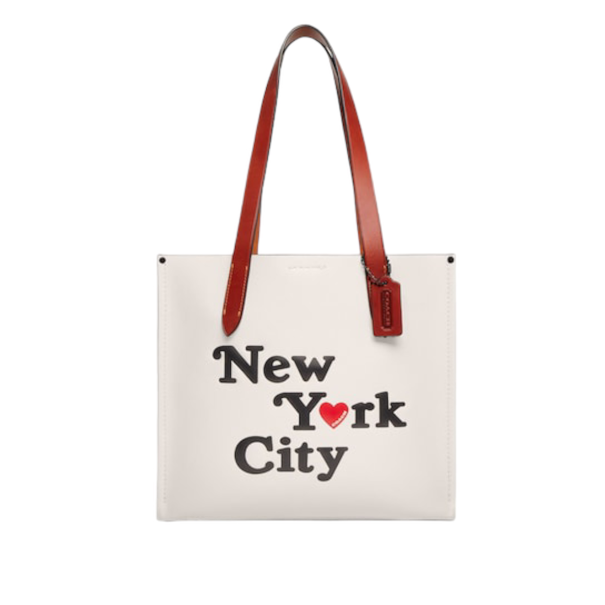Foto 1 | Bolsa Estilo Tote Coach Ny Blanco