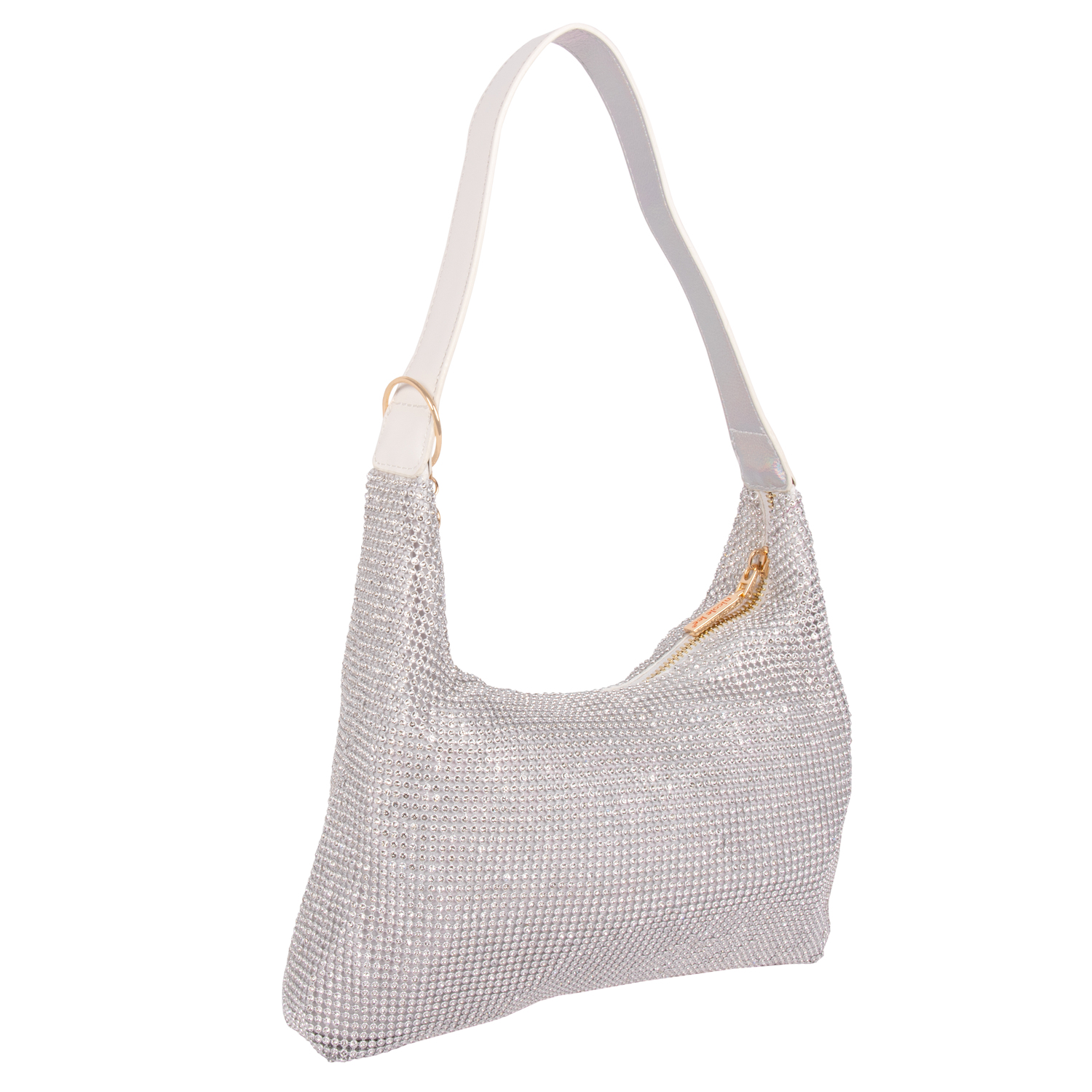 Foto 5 pulgar | Bolsa Hobo Marca Nicole Lee Celestia De Fiesta Blanco