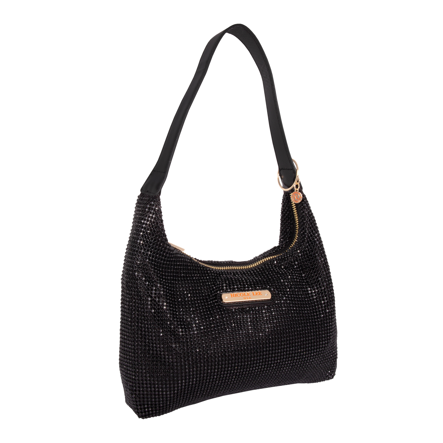 Bolsa Hobo Marca Nicole Lee Celestia De Fiesta Negro