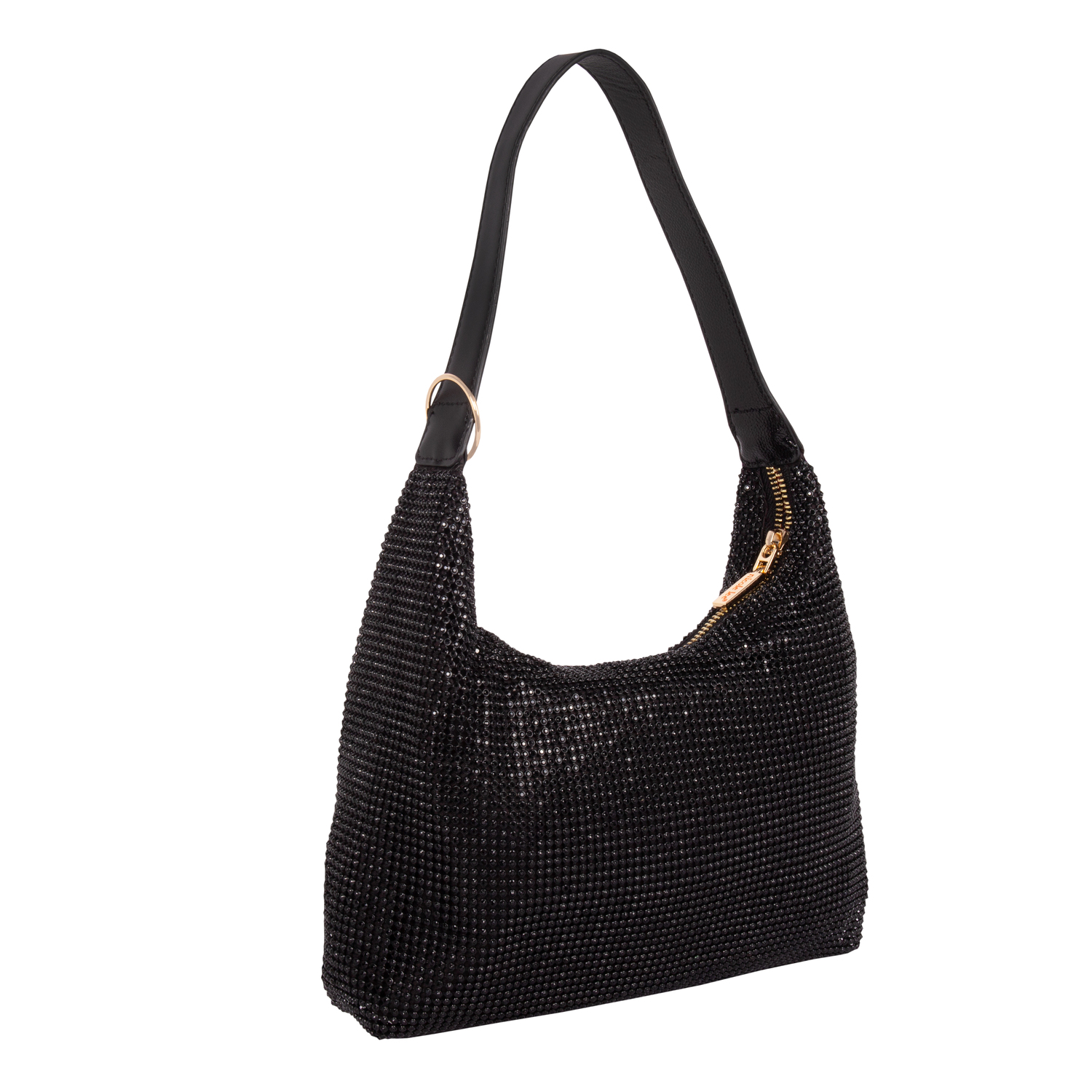Foto 5 pulgar | Bolsa Hobo Marca Nicole Lee Celestia De Fiesta Negro