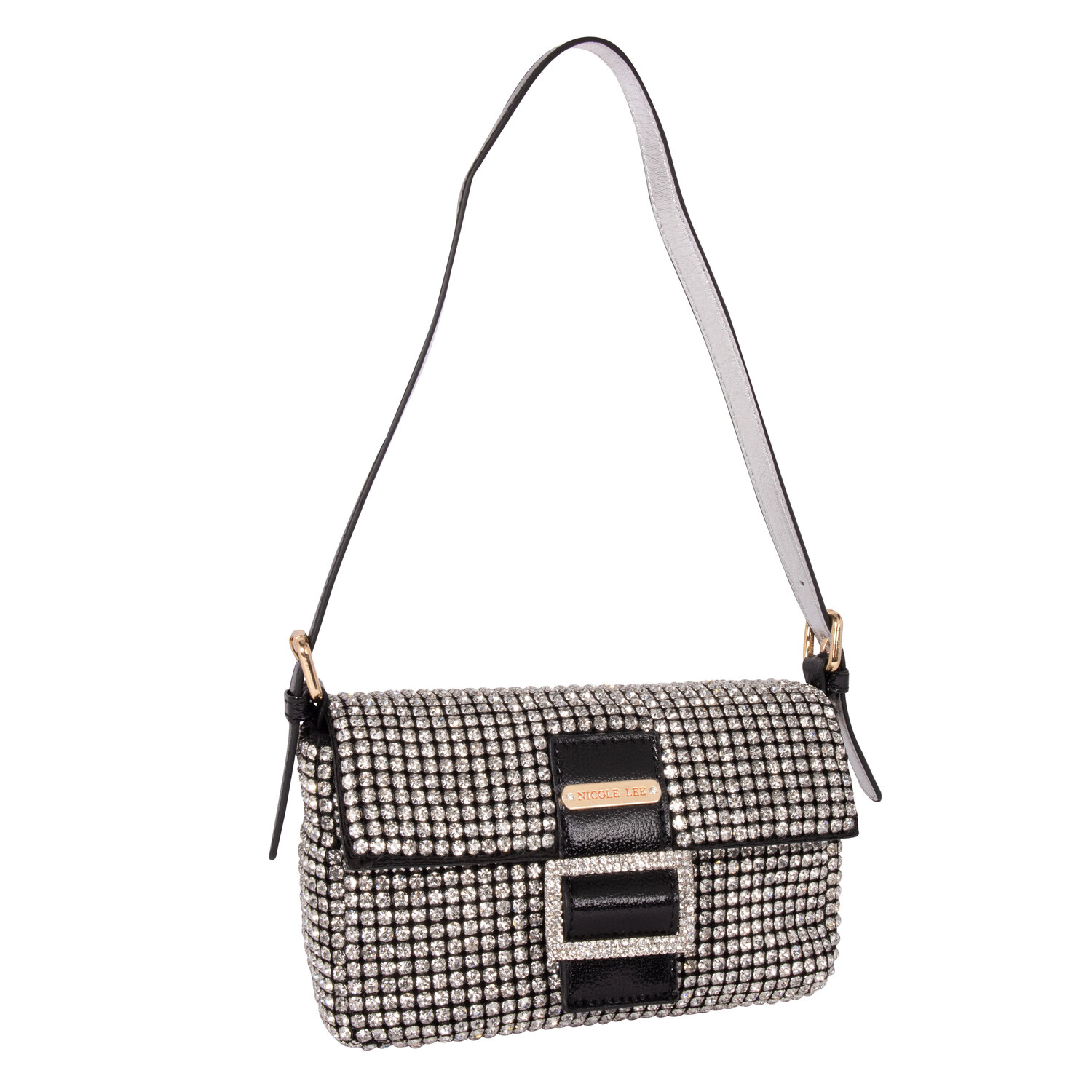Foto 2 pulgar | Bolsa Shoulder Marca Nicole Lee Estella De Fiesta Negro