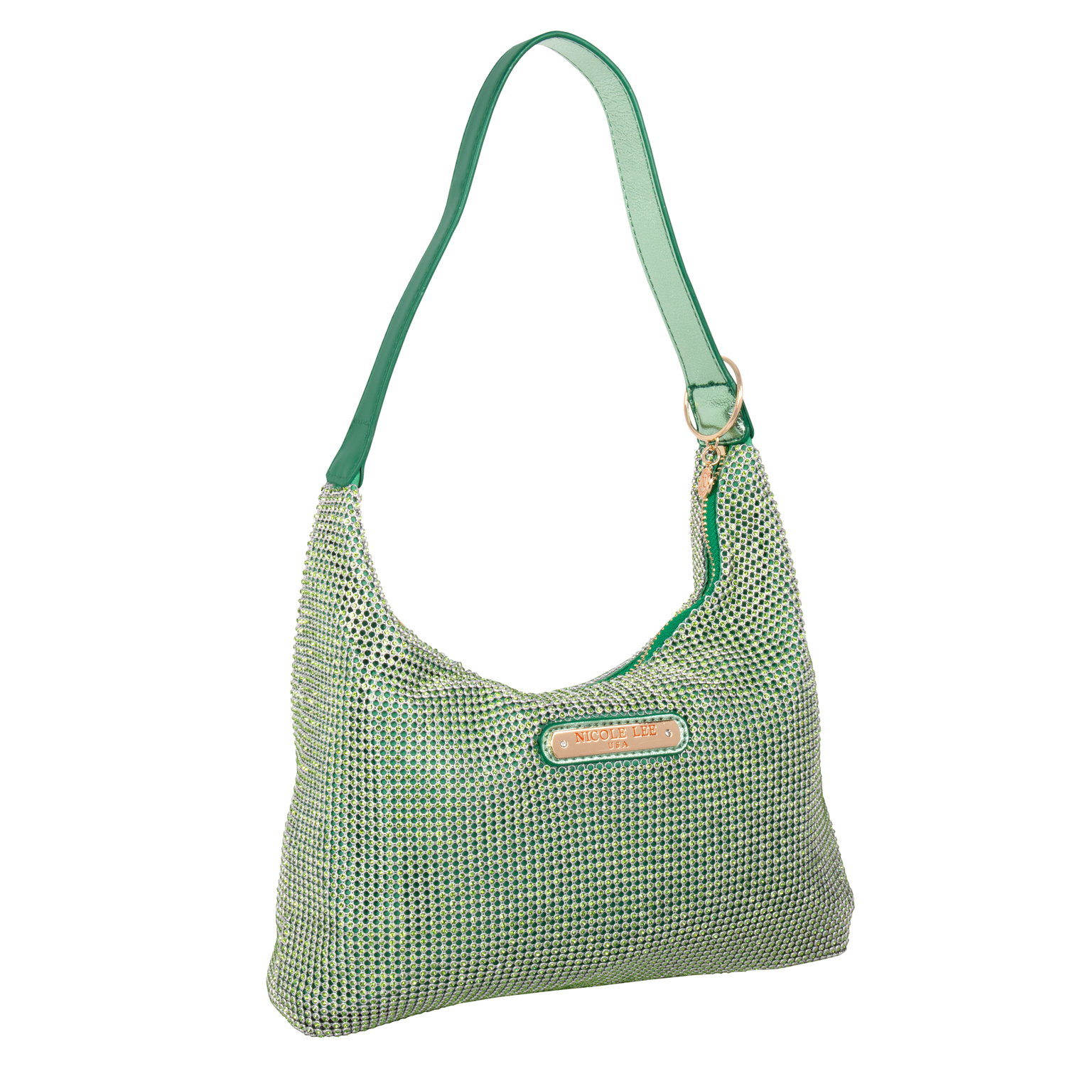 Foto 1 | Bolsa Hobo Marca Nicole Lee Celestia De Fiesta Verde
