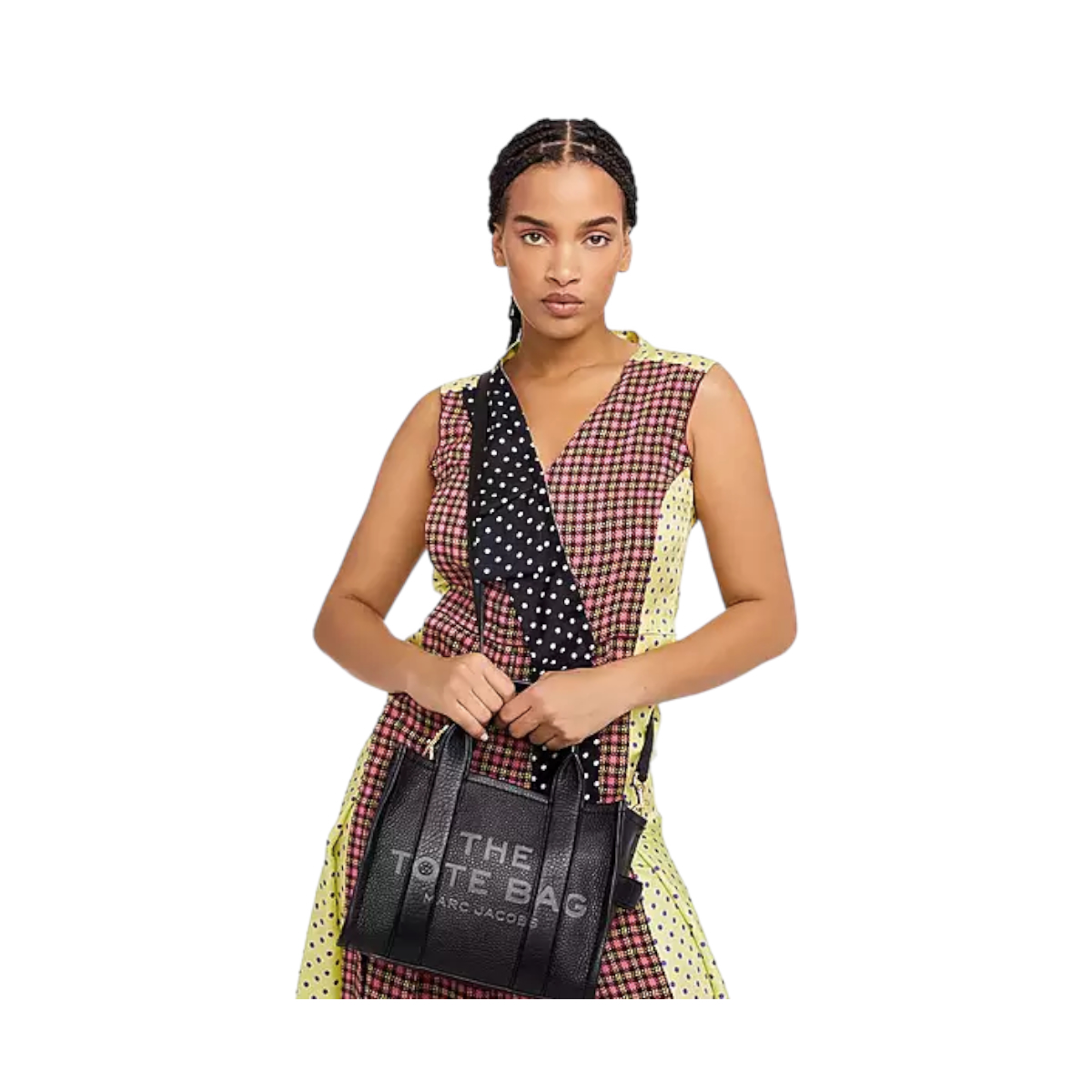Foto 7 pulgar | Bolso The Tote Bag Marc Jacobs Chica Piel Negra