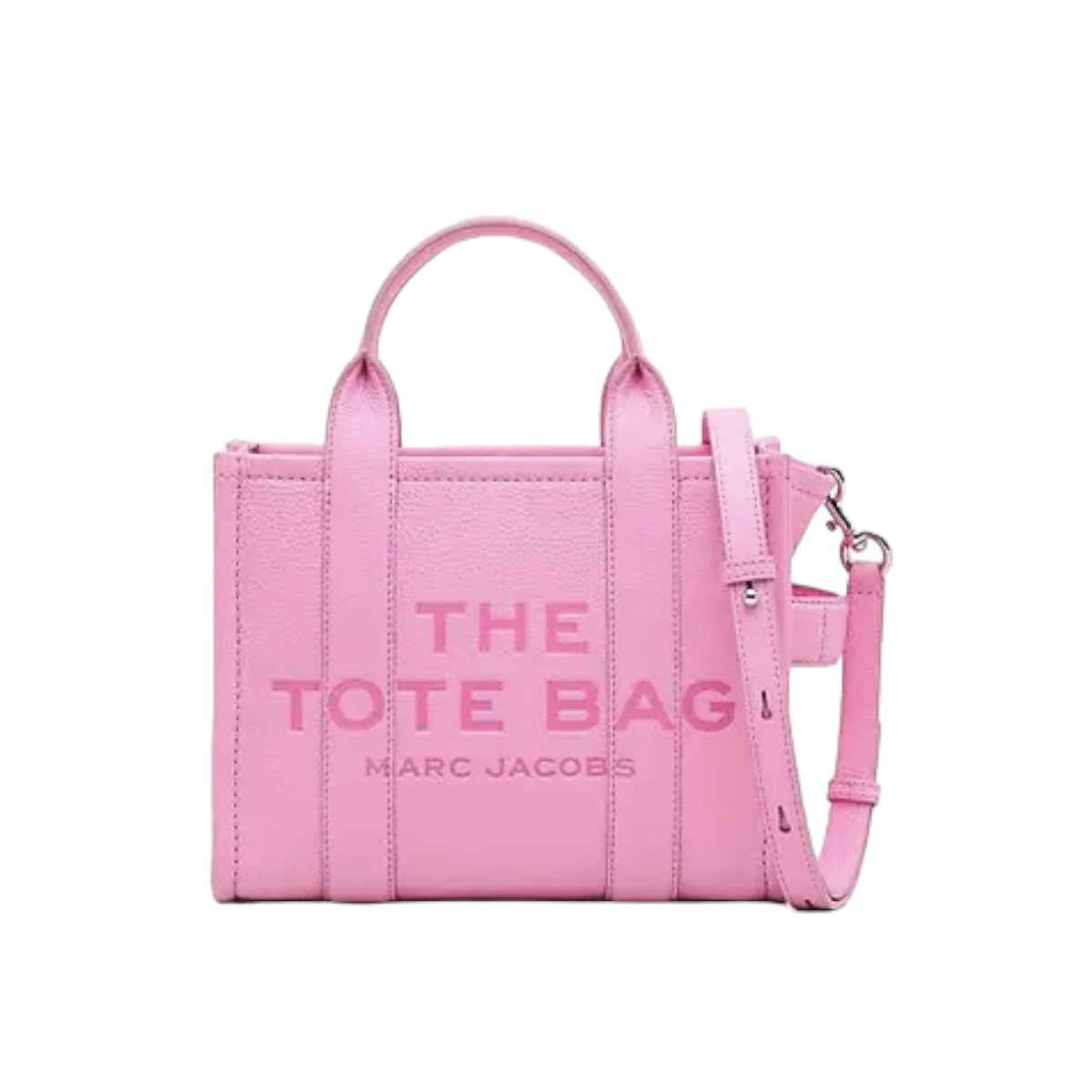 Foto 2 pulgar | Bolso The Tote Bag Marc Jacobs Piel Rosa Chica