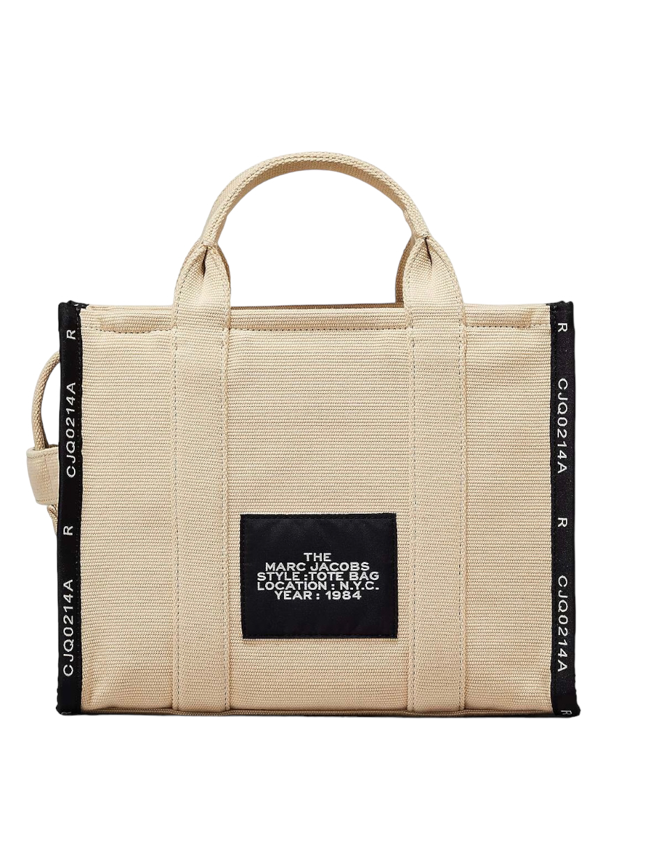 Foto 2 | Bolso The Tote Bag Jacquard Small Beige