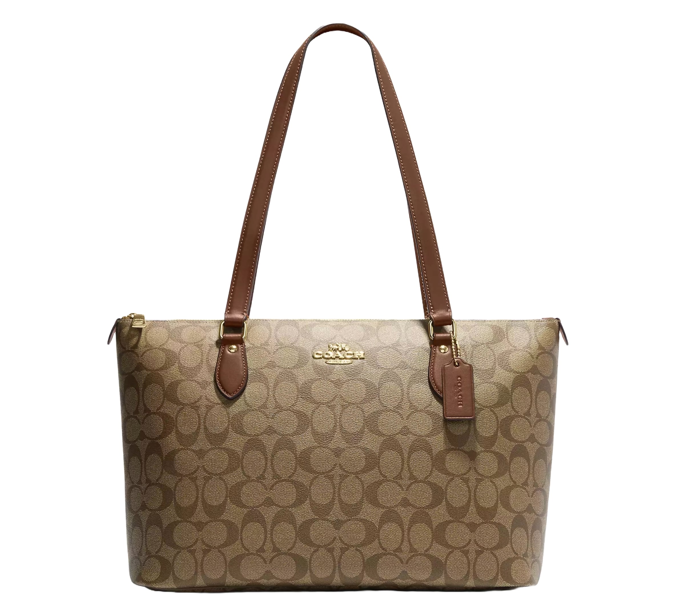 Bolsa Coach Gallery Tote CH504 IME74 Marrón $3,849