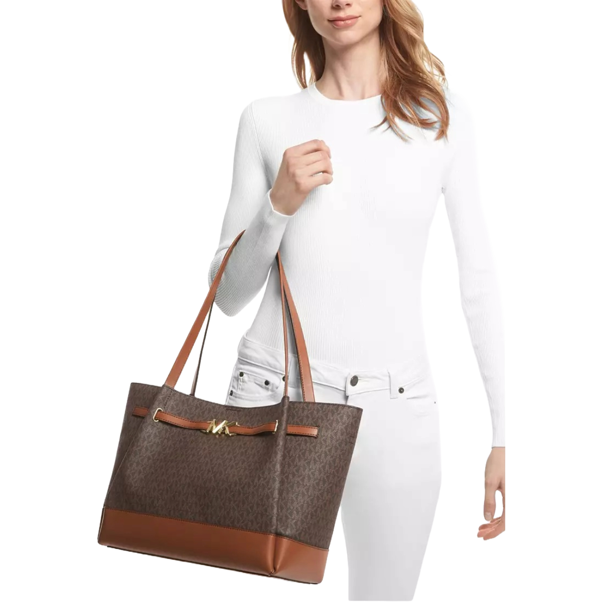 Foto 4 pulgar | Bolsa Michael Kors 35s3g6rt3b Café para Mujer