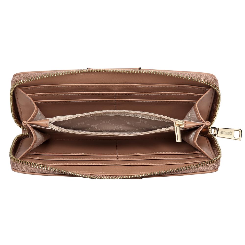Foto 4 | Bolsa Cartera Enso Eb426wlma Color Macchiato Café para Mujer
