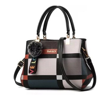 Foto 1 | Bolsa de Hombro Wünd Negra para Mujer
