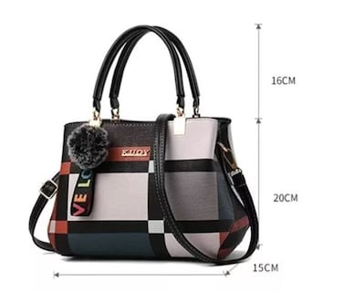 Foto 3 | Bolsa de Hombro Wünd Negra para Mujer