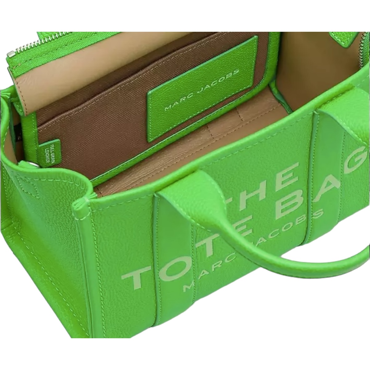 Foto 4 pulgar | The Tote Bag Marc Jacobs Piel Verde Chica