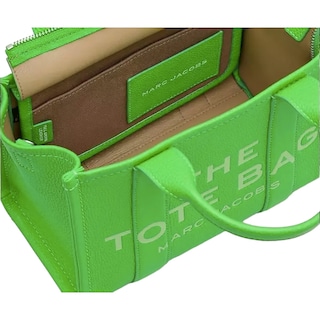 Foto 3 | The Tote Bag Marc Jacobs Piel Verde Chica