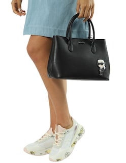 Foto 6 | Bolsa Dome Shoulder Karl Lagerfeld Negra