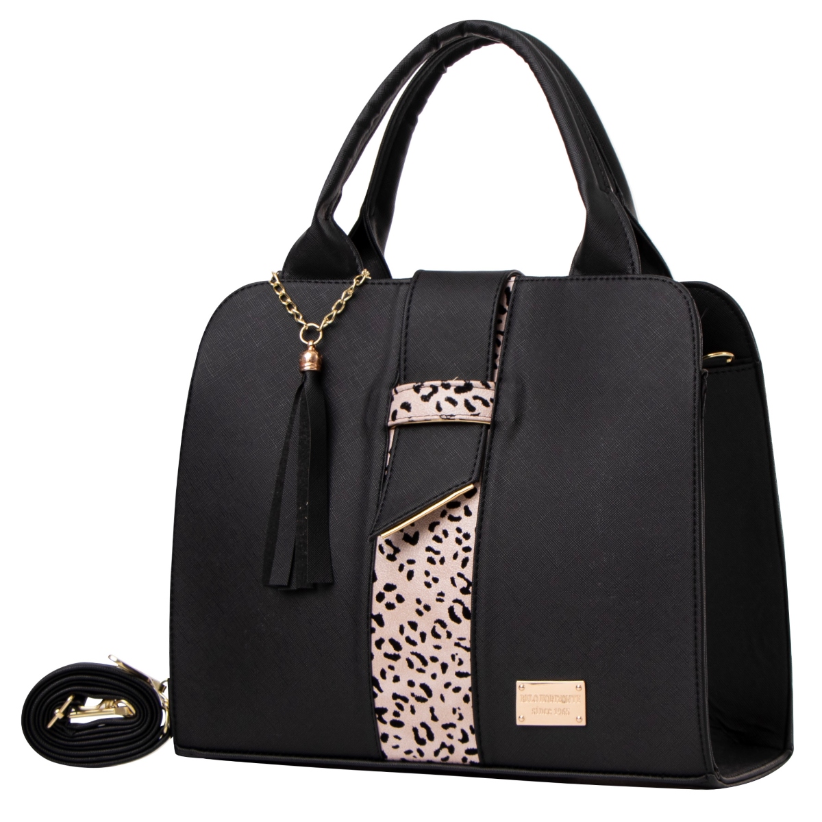 Foto 2 | Bolsa Fana Malu Color Negro / Jaguar Original