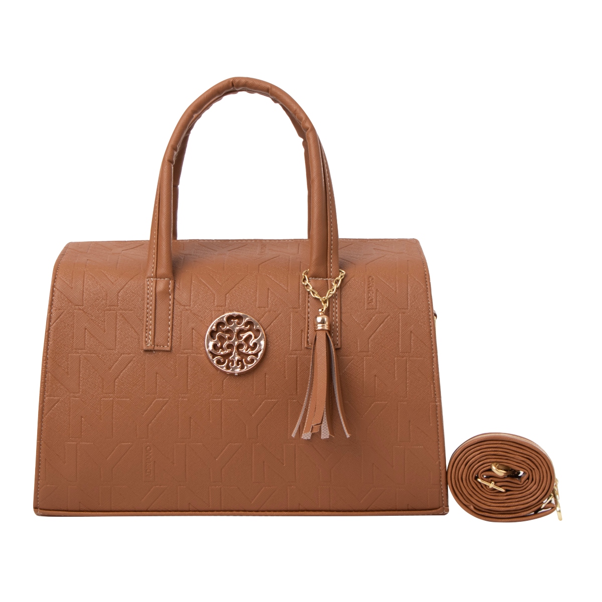 Bolsa Fana Luciana Color Camel Moderna