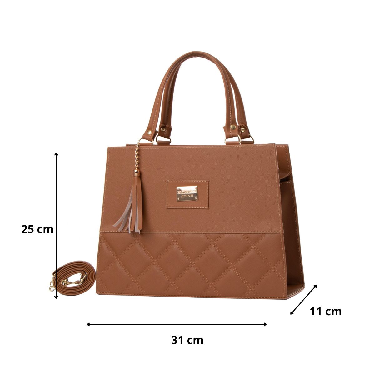 Foto 4 pulgar | Bolsa Fana Ikia Color Camel Reforzada