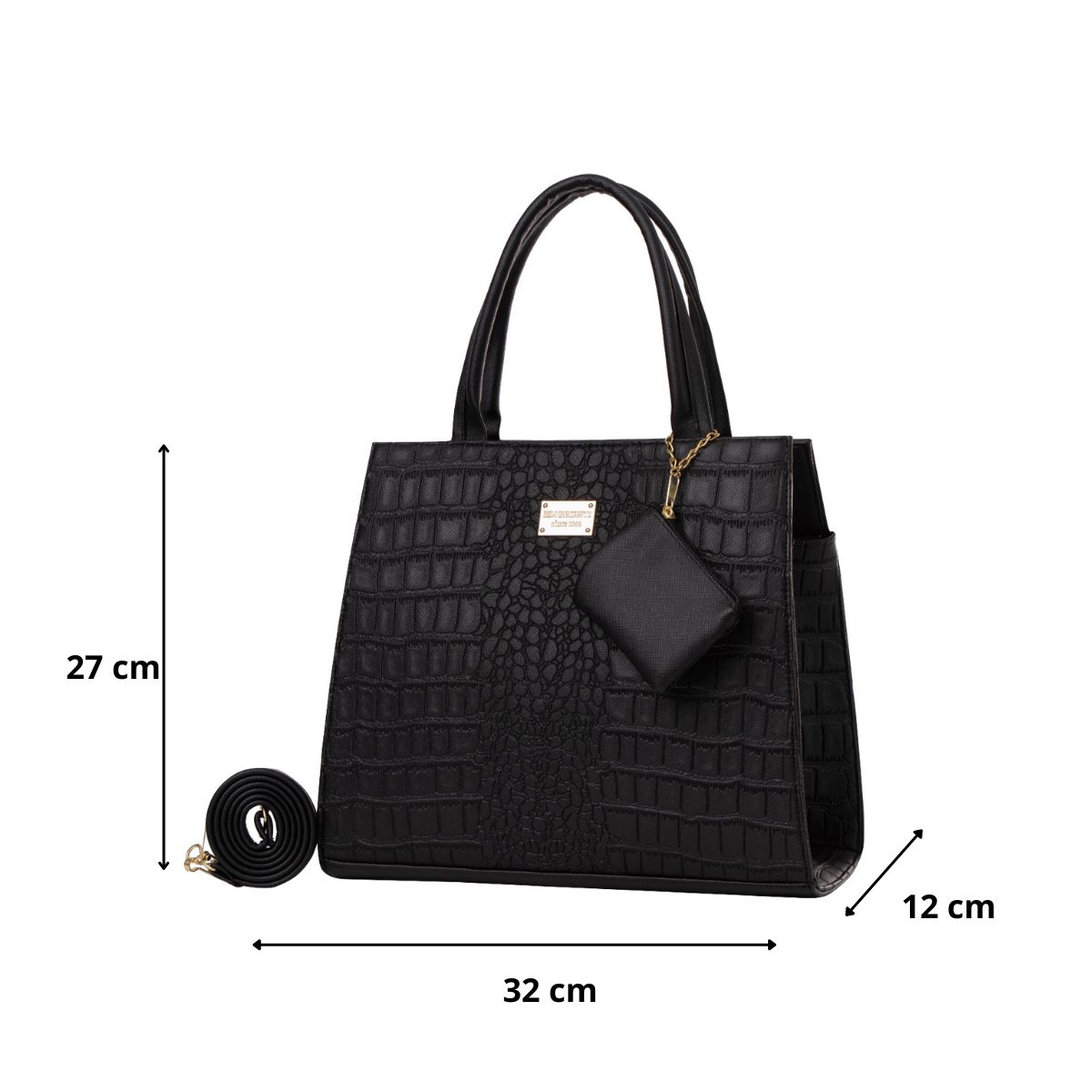 Foto 4 pulgar | Bolsa Fana Kala Color Negro Elegante