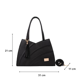 Foto 3 | Bolsa Fana Kanya Color Negro Elegante