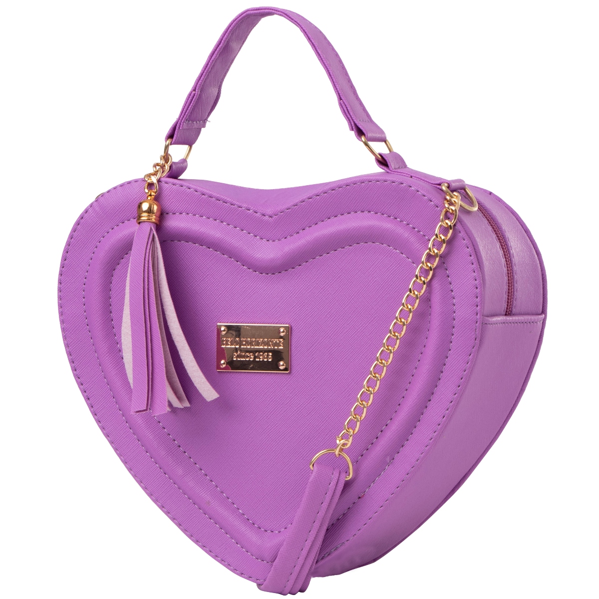 Foto 3 pulgar | Bolsa Fana Corazon Color Lavanda Fashions