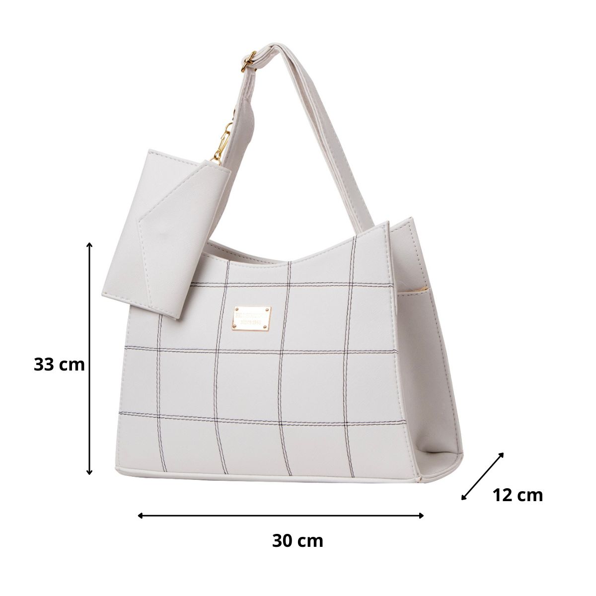 Foto 4 pulgar | Bolsa Fana Jacinta Color Blanco Espectacular