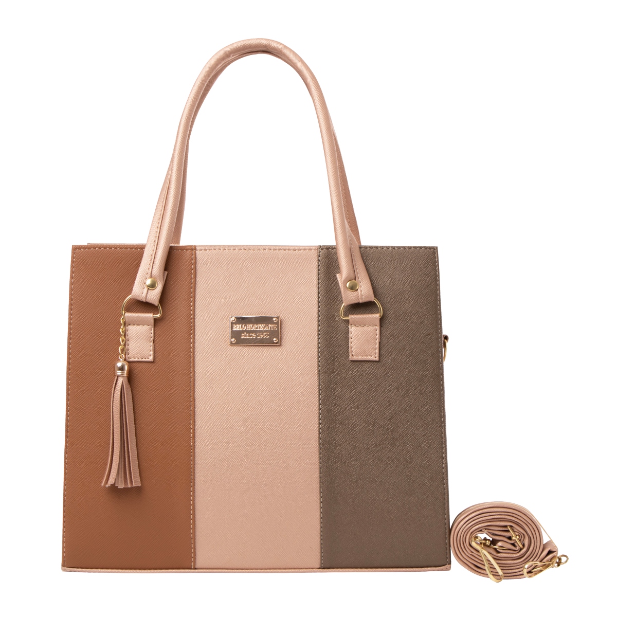 Foto 1 | Bolsa Fana Irem Color Camel/antimonio Preciosa