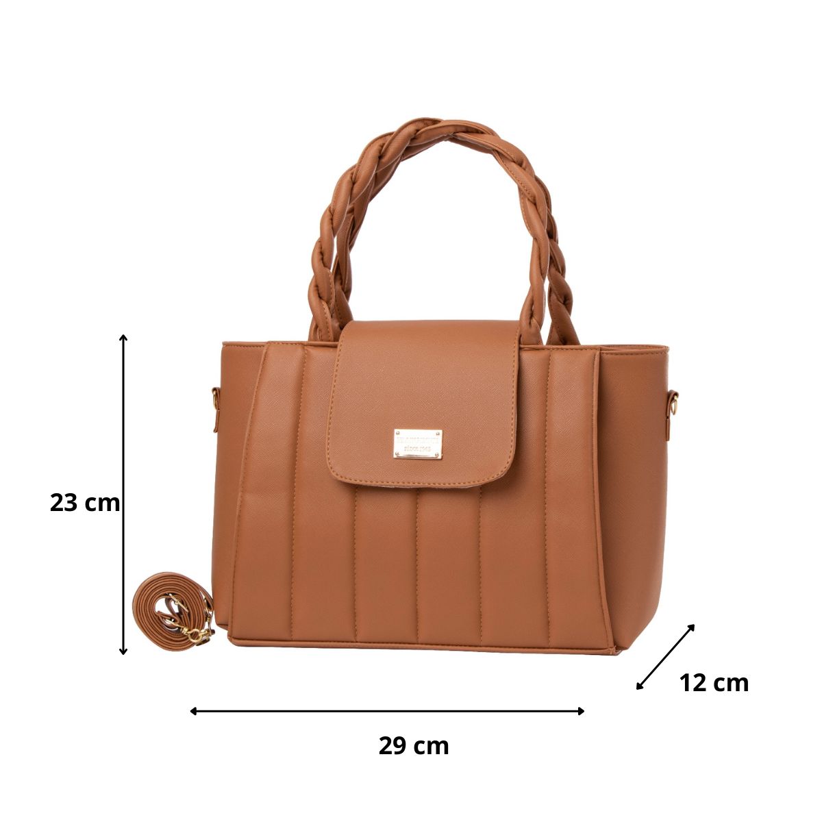 Foto 4 pulgar | Bolsa Fana Kaira Color Camel Preciosa