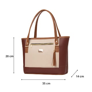 Foto 3 | Bolsa Fana Lala Color Beige / Cognac Fashions