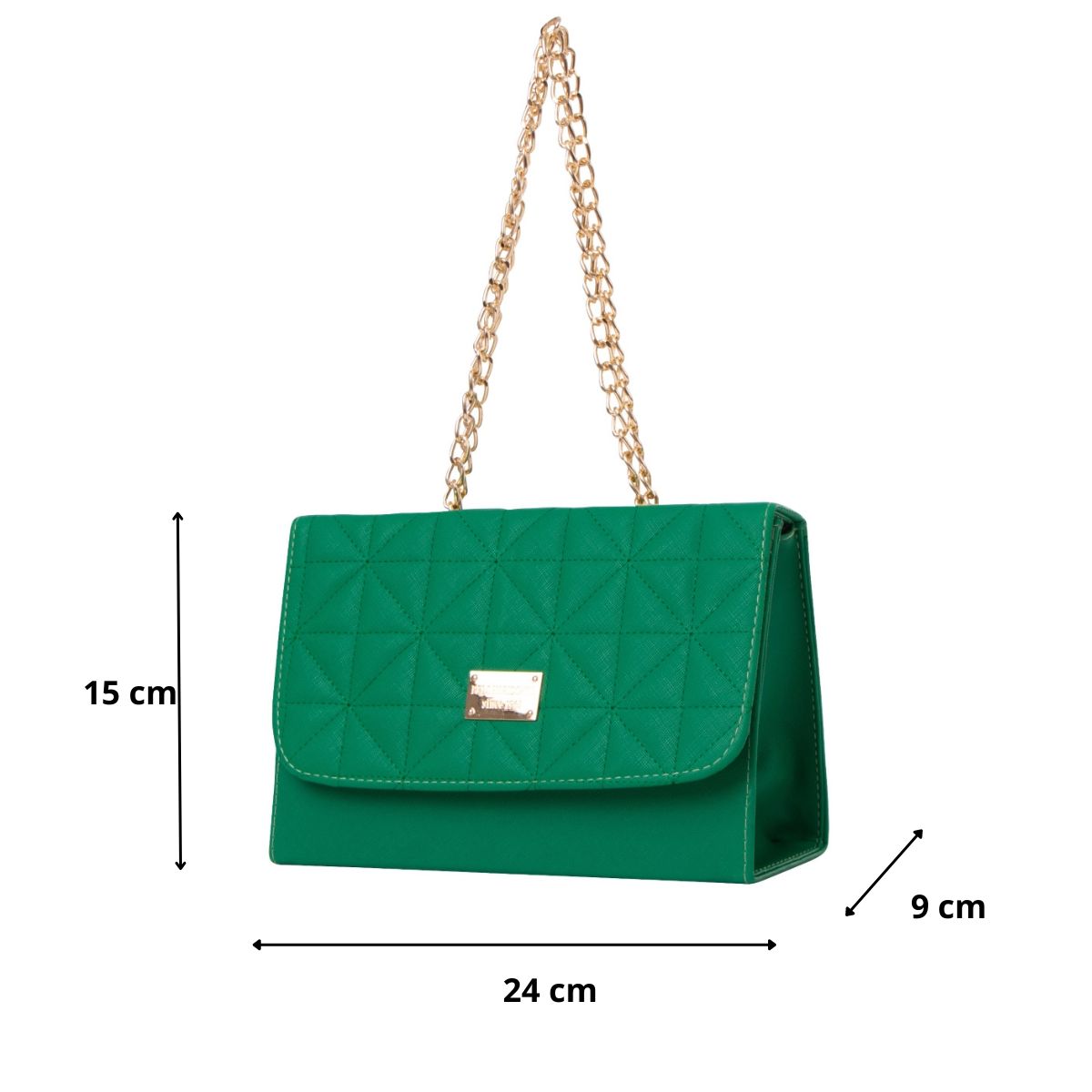 Foto 4 pulgar | Bolsa Fana Melina Color Verde Premium