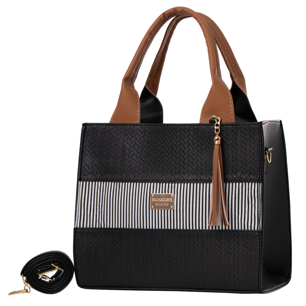 Foto 2 | Bolsa Fana Malva Color Negro Preciosa