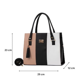 Foto 3 | Bolsa Fana Irem Color Maquillaje / Negro Con Asas
