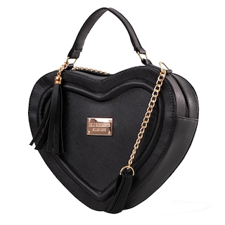 Foto 2 | Bolsa Fana Corazon Color Negro Espectacular